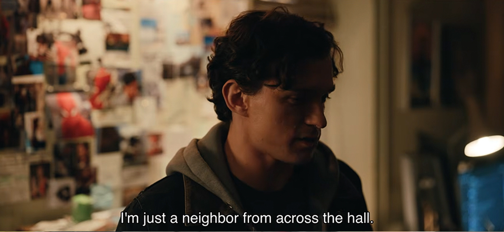 Fotografia de divulgação do novo filme do Homem-Aranha: Um Novo Dia.