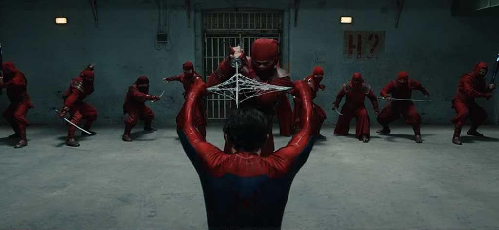 Fotografia de divulgação do novo filme do Homem-Aranha: Um Novo Dia.