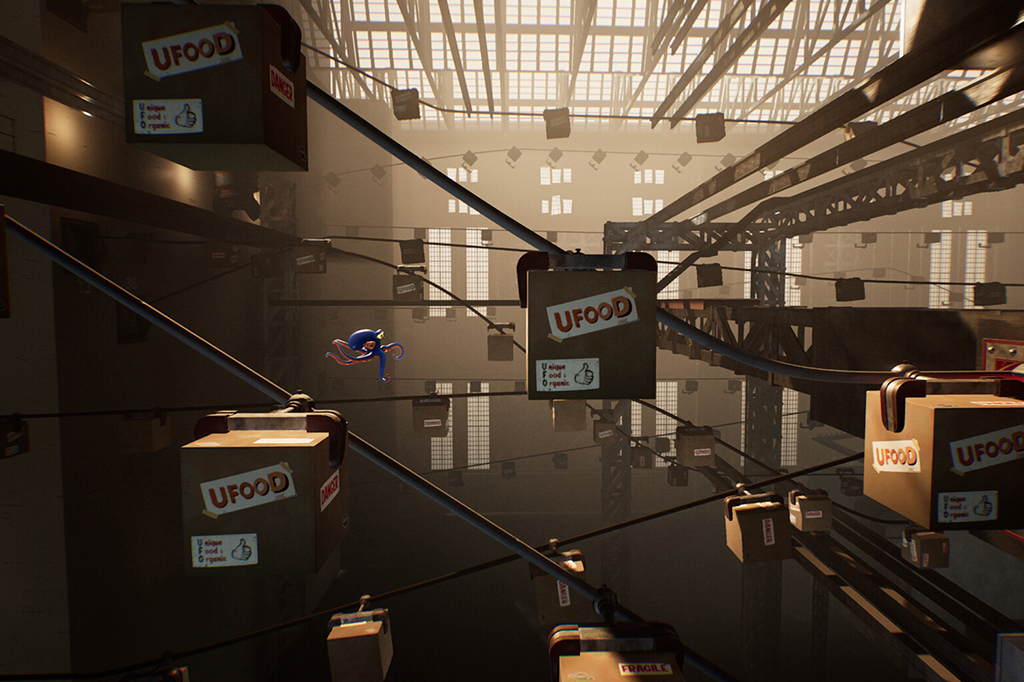 Fotografias de cenas do jogo Darwin's Paradox.