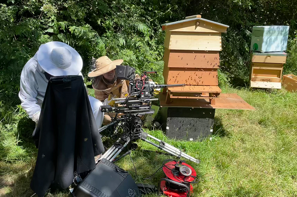 Fotografia da produção do documentário