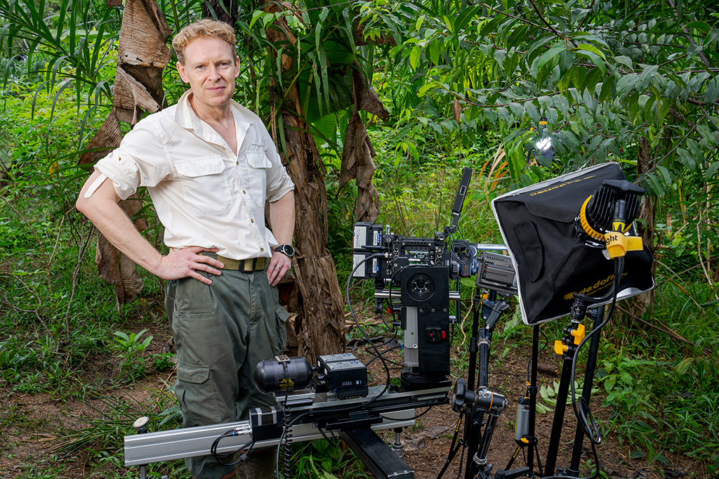 Fotografia da produção do documentário
