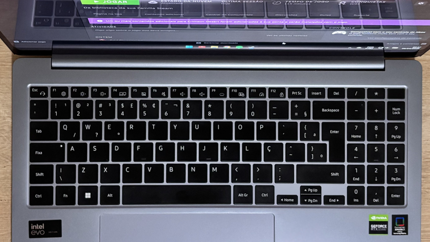 Samsung Galaxy Book4 Ultra teclado