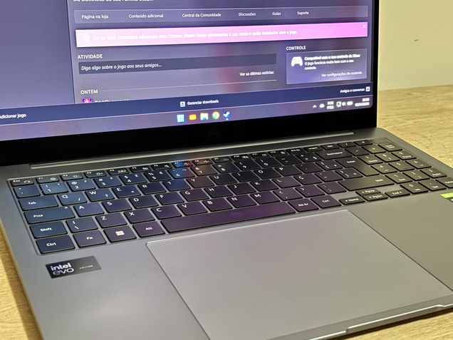 Samsung Galaxy Book4 Ultra touchpad