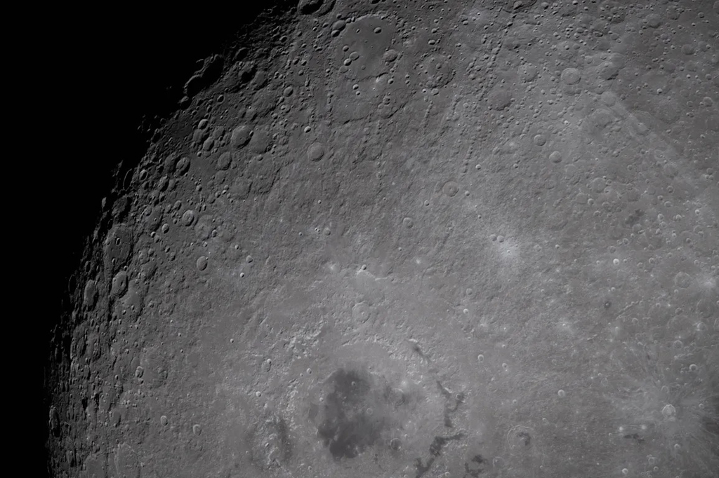 Fotografia da lua.