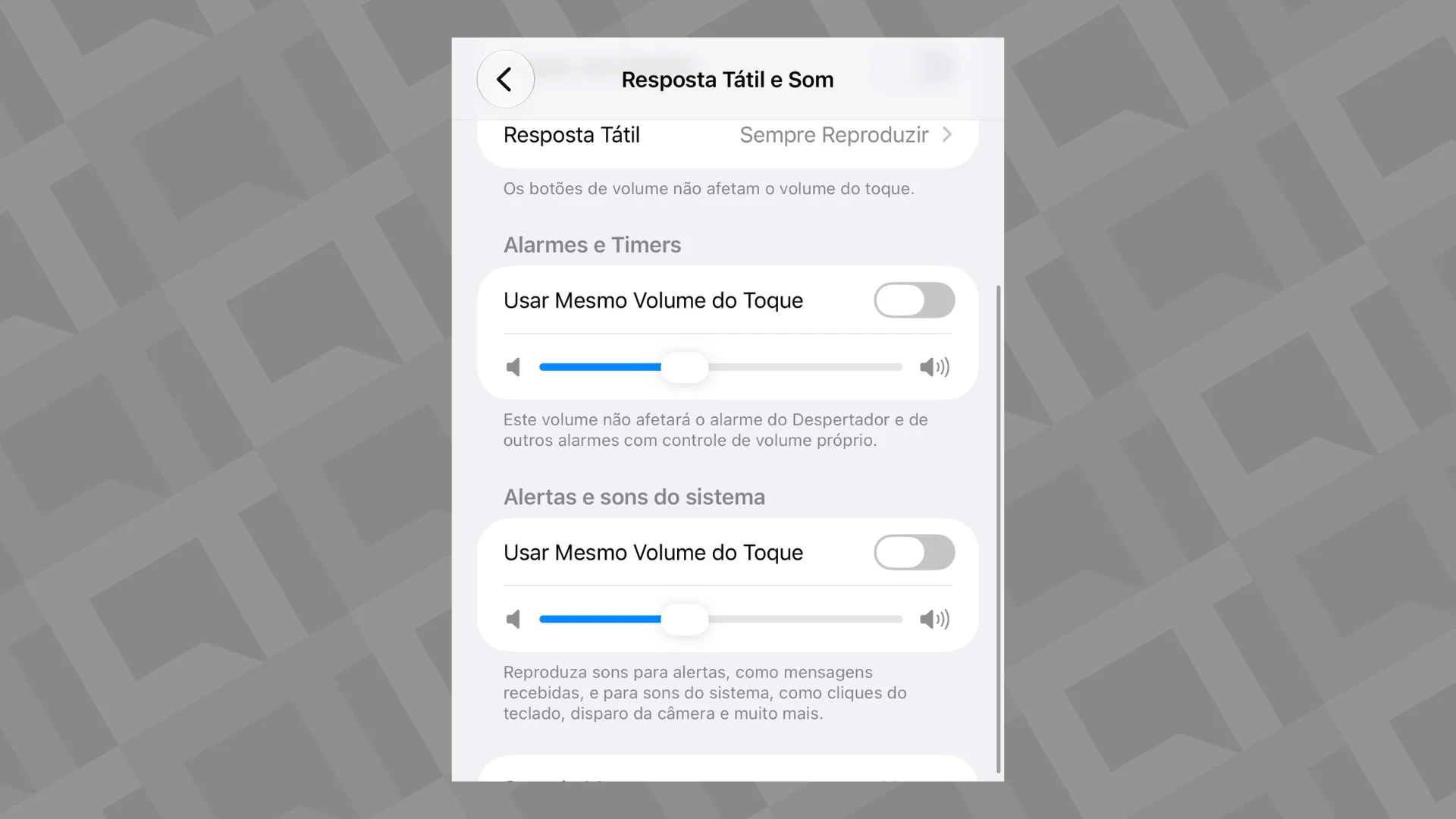 iOS 27 volume alarme