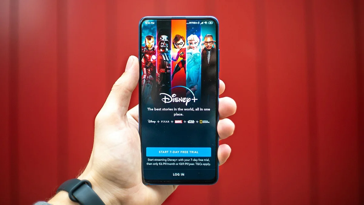 Editar informações da imagem disney+