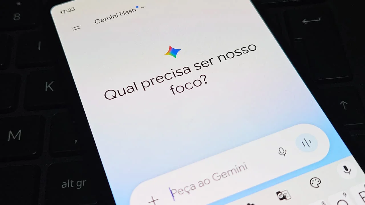Editar informações da imagem App do Gemini no celular