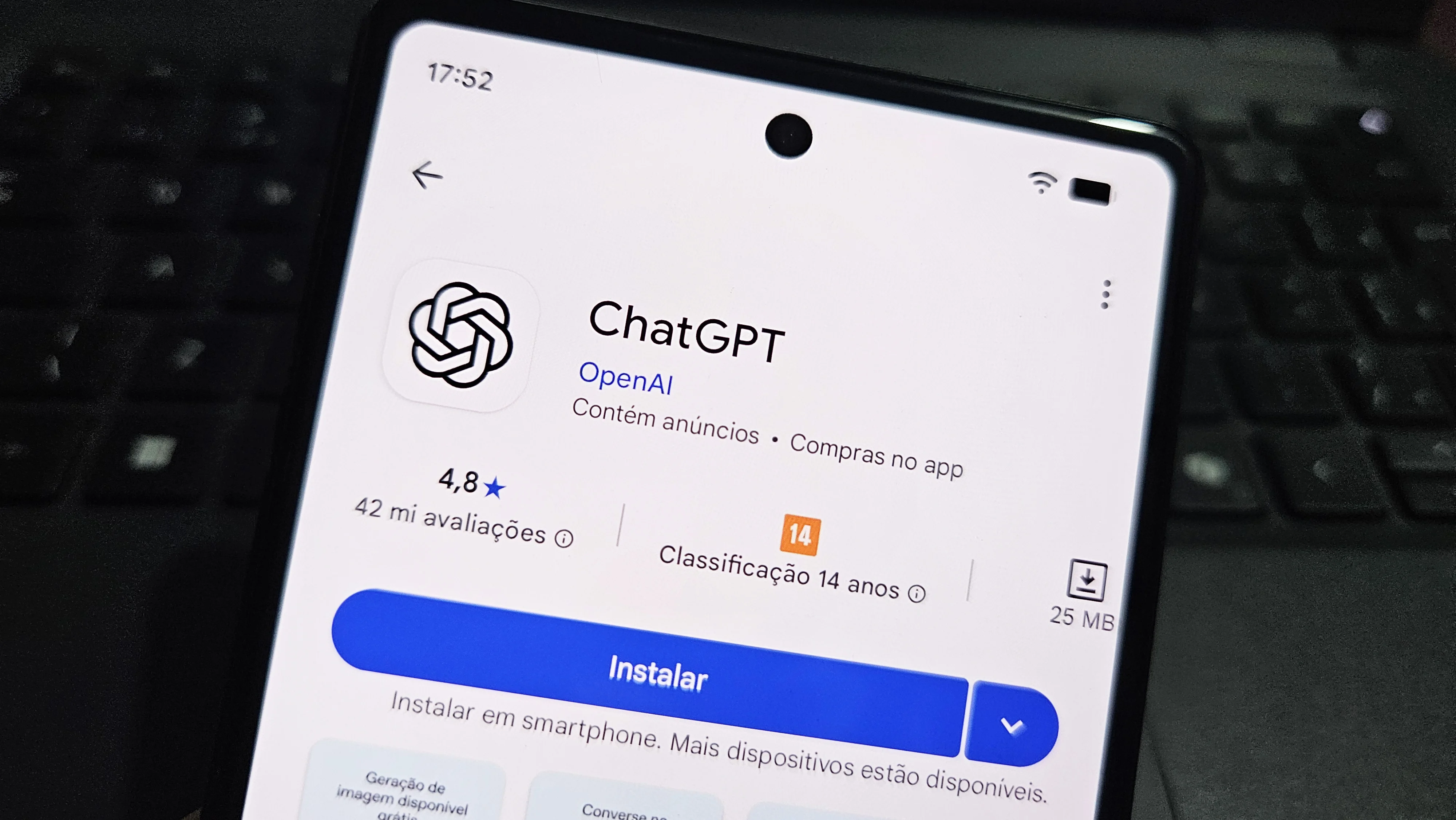 Editar informações da imagem ChatGPT