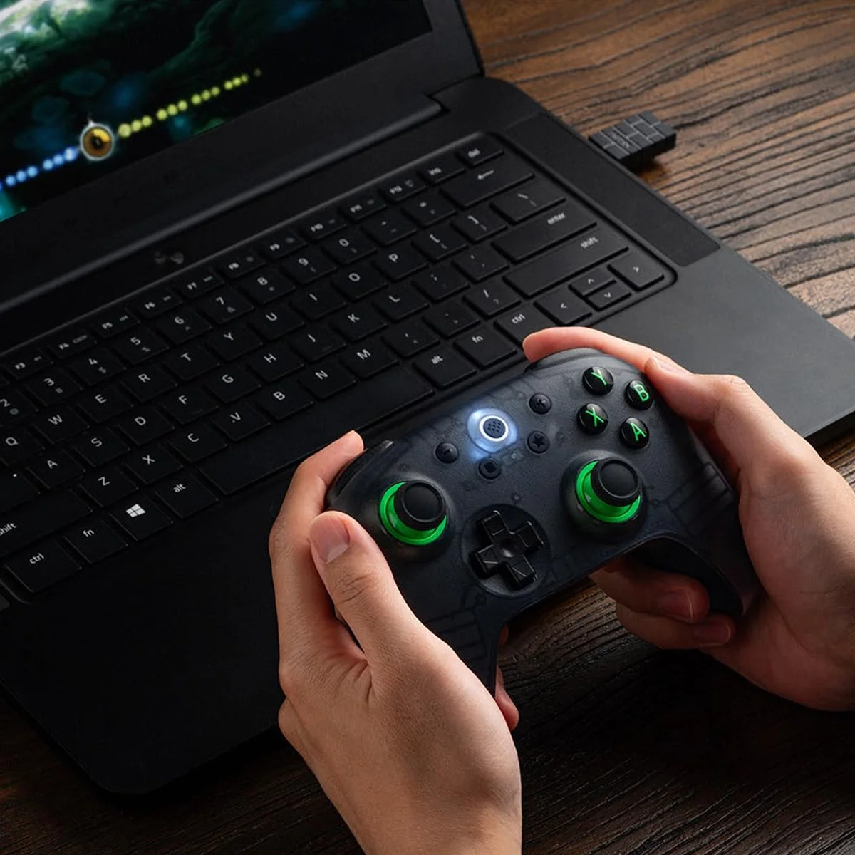 Editar informações da imagem controle-8bitdo-pc