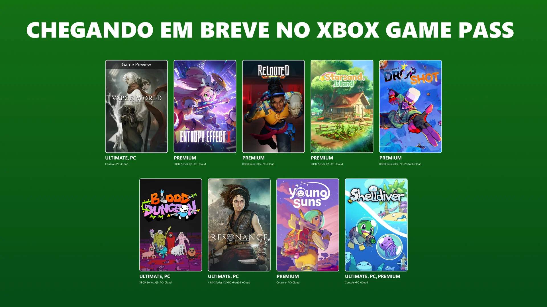 Editar informações da imagem XBOX Game Pass