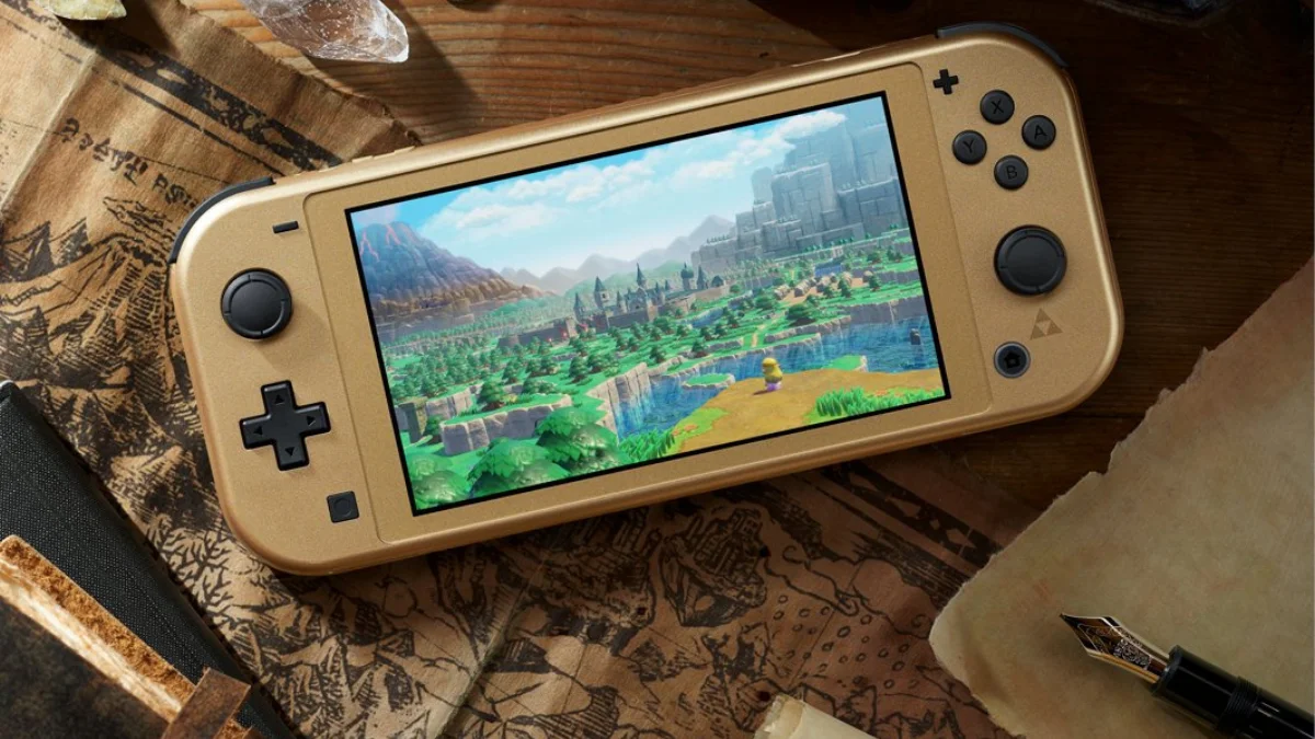 Editar informações da imagem Nintendo Switch Lite - Hyrule Edition