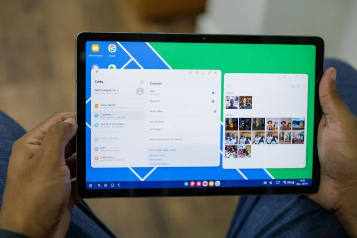 Editar informações da imagem Galaxy Tab S9 FE