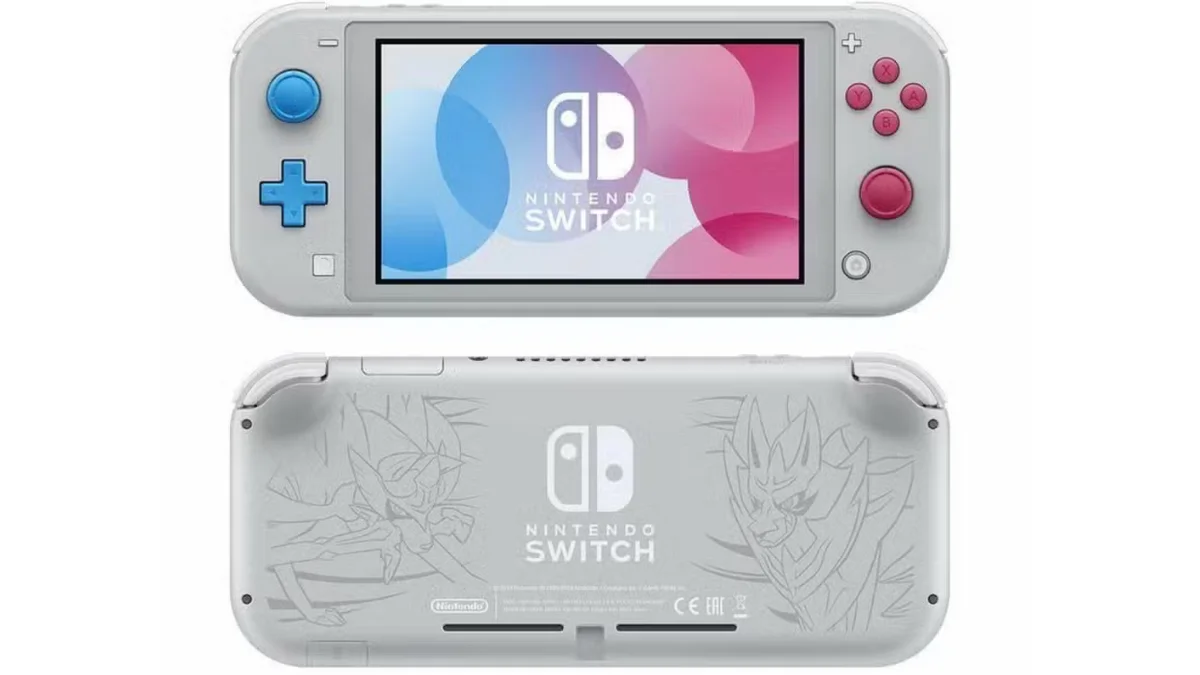 Editar informações da imagem Nintendo Switch Lite - Zacian & Zamazenta Edition