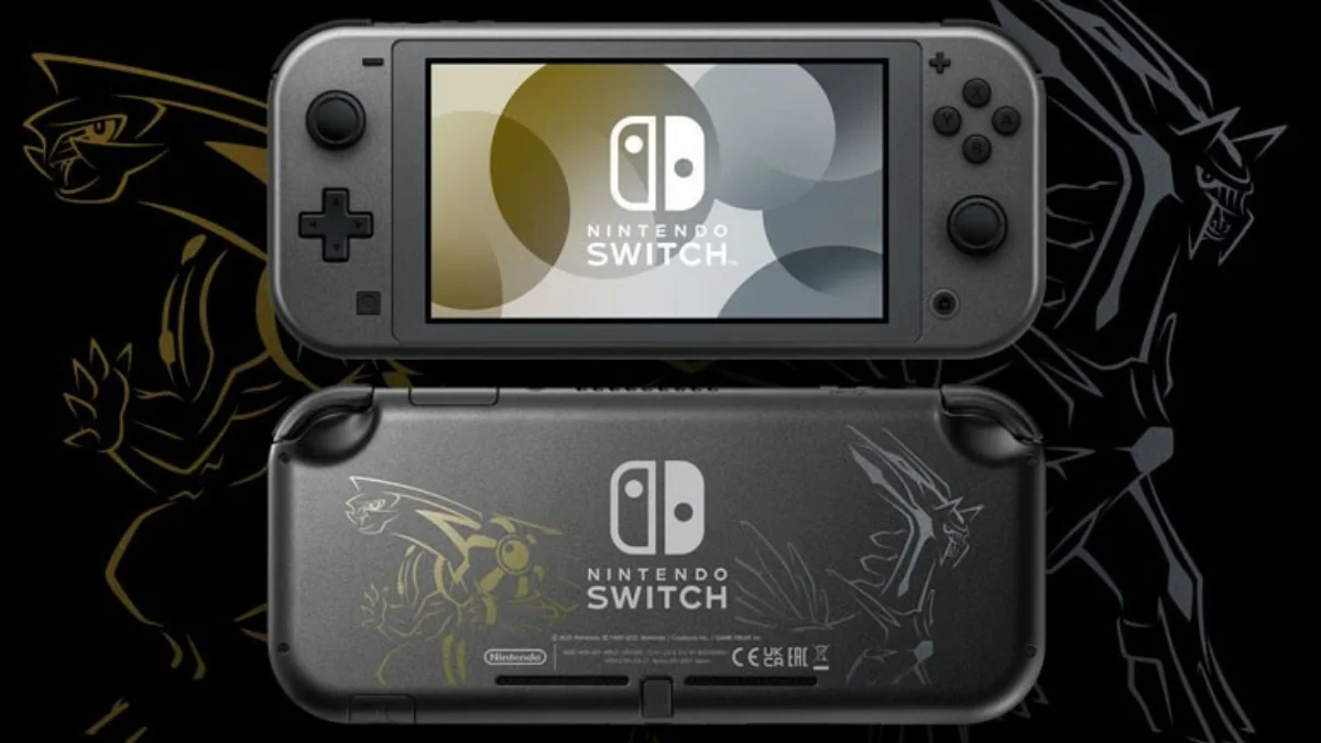 Editar informações da imagem Nintendo Switch Lite - Dialga Palkia Edition