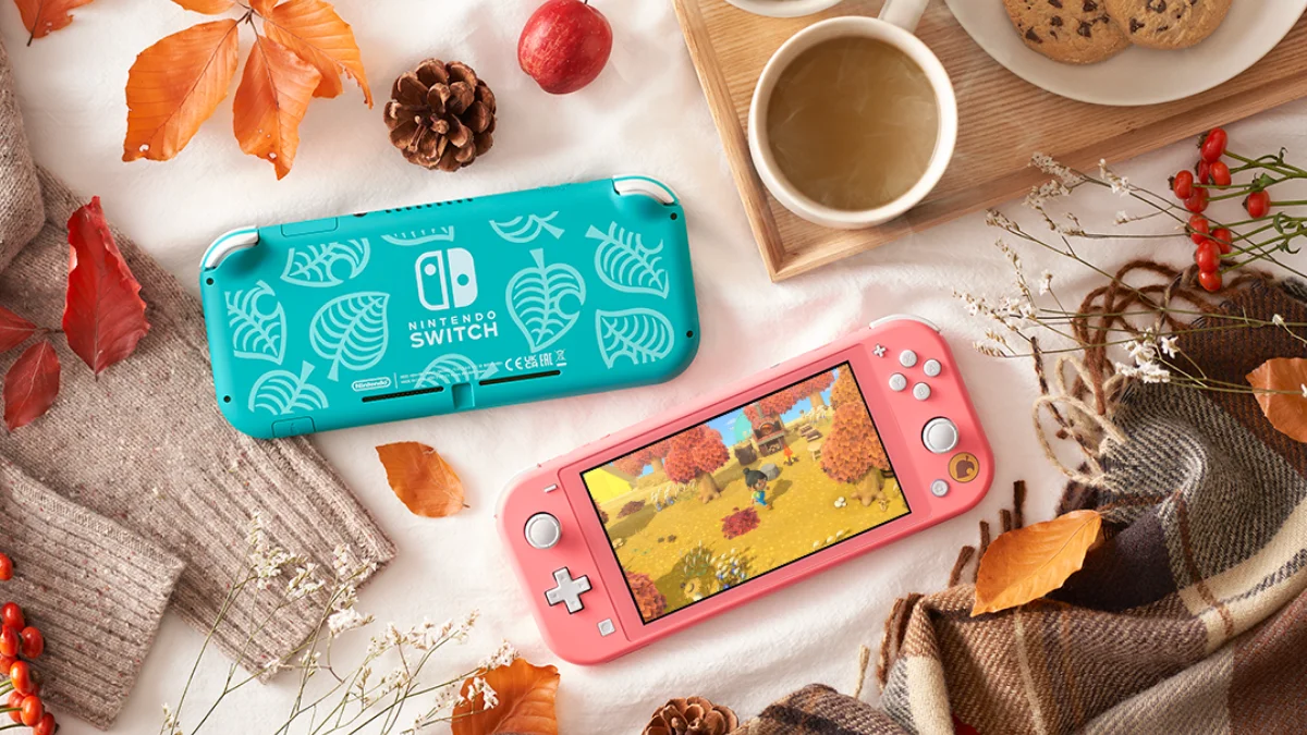 Editar informações da imagem Nintendo Switch Lite - Animal Crossing: New Horizons Aloha Edito