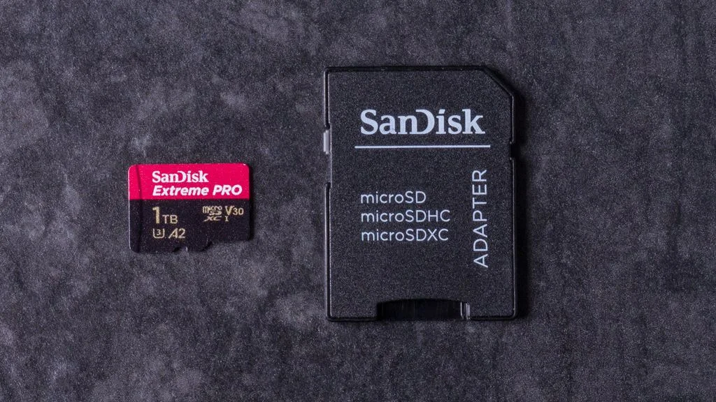 Editar informações da imagem MicroSD