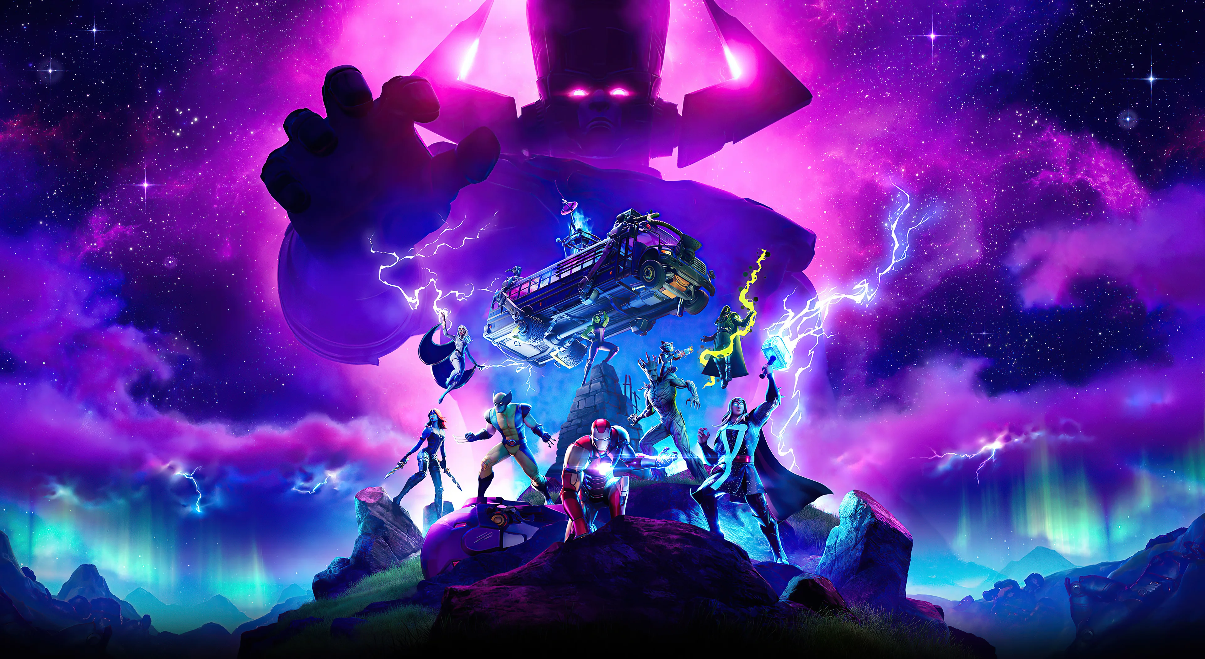 Editar informações da imagem Fortnite Marvel
