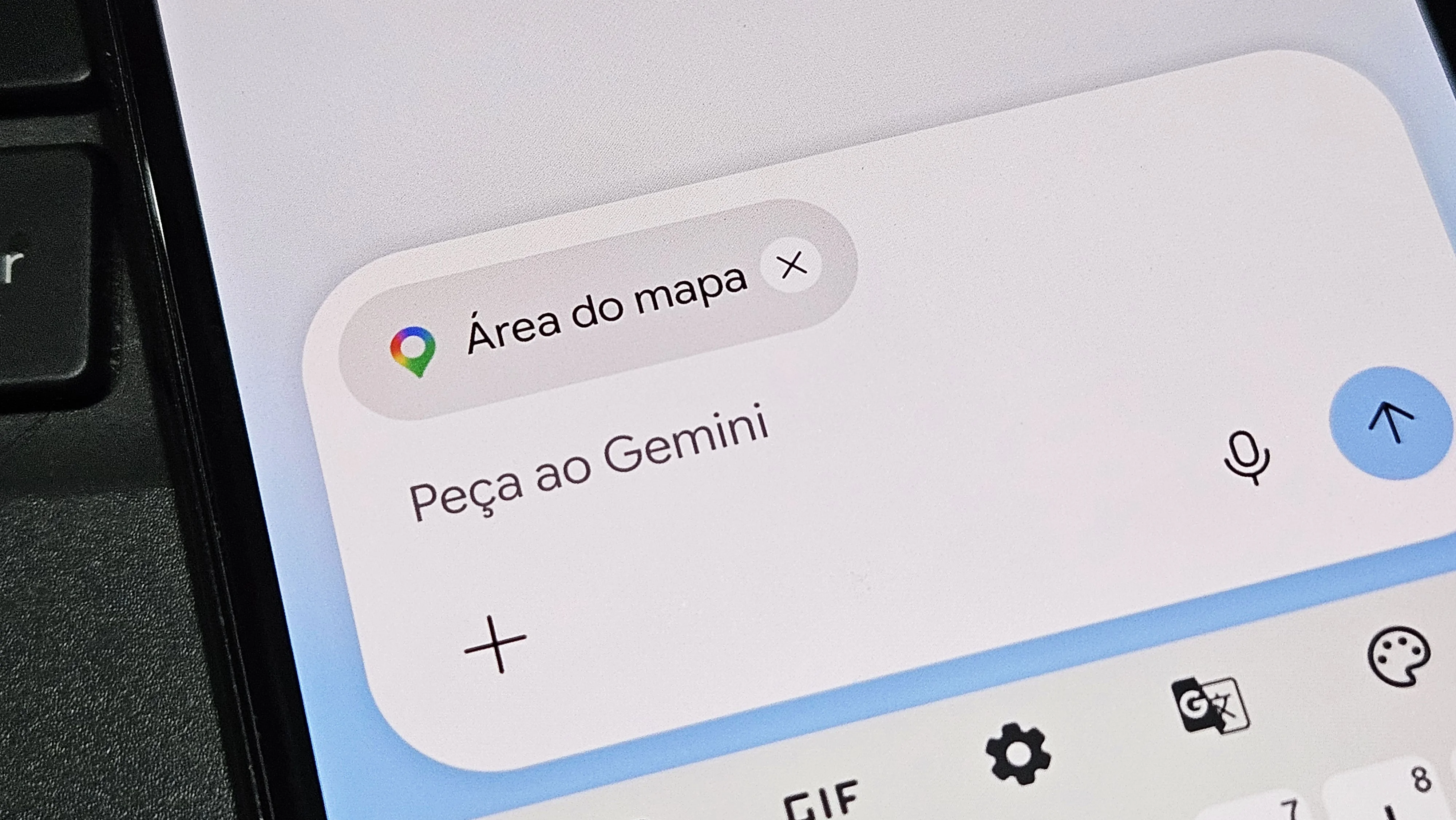 Editar informações da imagem Mapa Google Gemini